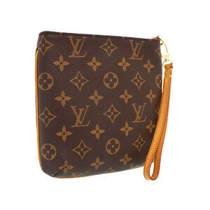 Louis Vuitton Shoulder Partition Bag Monogram Leather Brown